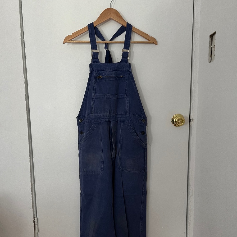 Vintage French workwear overalls